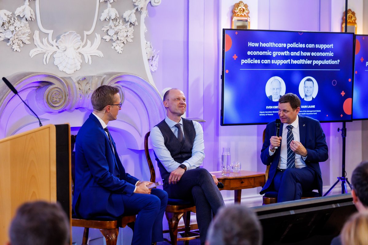 SwissEmbRiga's tweet photo. The focus of #SHID 🇨🇭 in #Estonia 🇪🇪 turned to health and economics: How can healthcare policies support economic growth? How can Public-Private Partnerships help? How can data and the AI ecosystem not only enhance health outcomes but also strengthen economic ambitions? https://t.co/fMV1WTvmrS