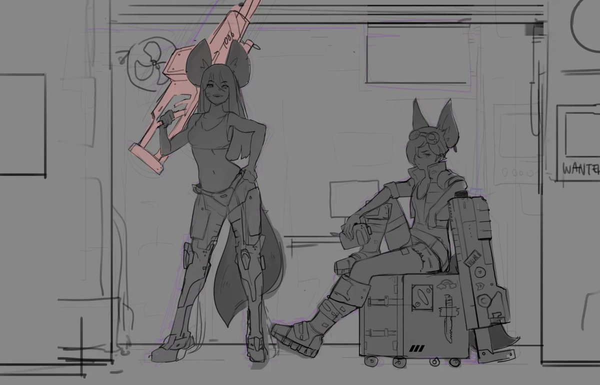 tue_art's tweet image. Characters concept for fun