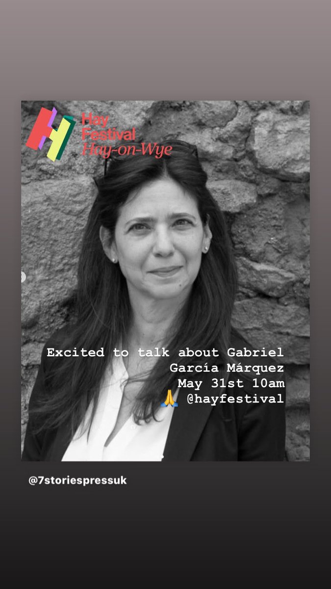 Gabo at Hay-on-Wye: With Jon Lee Anderson and Daniel Haim 🐠 ⁦<a href="/hayfestival/">Hay Festival</a>⁩ ⁦<a href="/7storiespressuk/">Seven Stories Press UK</a>⁩