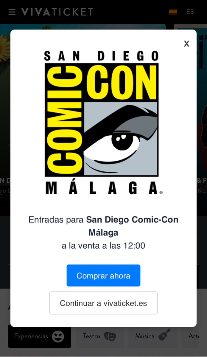 Amigos de <a href="/vivaticket_es/">Vivaticket España</a> ¿5€ de gastos de gestión por entrada y por día para la comic con de málaga, cuando se hace todo de una vez, y con una web caída, sin pronunciarse y con problemas múltiples haciendo que nadie pueda comprar? 

Quizá habría que darle una vuelta a esa