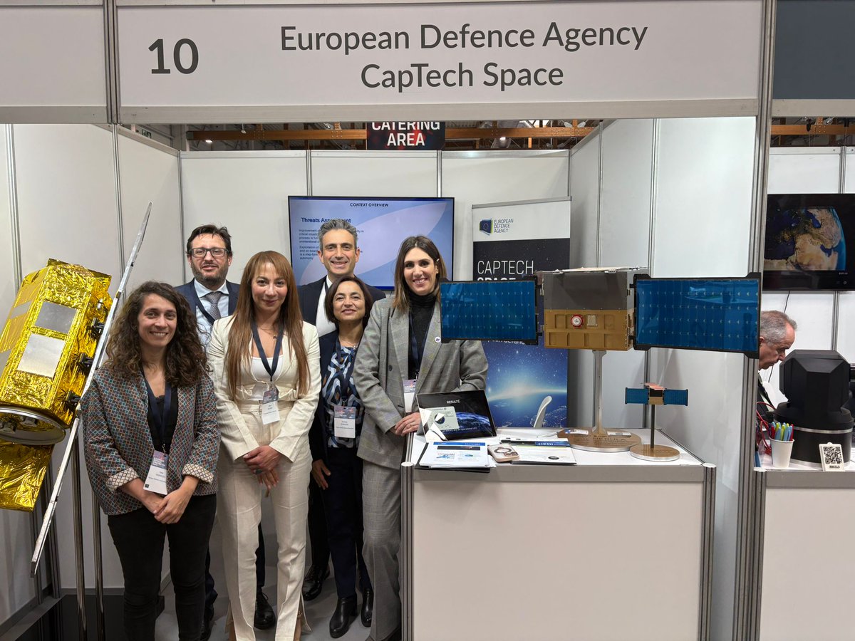Lab_RaSS's tweet image. 🚀 We are participating in the European Defence Innovation Days (EDID25), organized by the European Defence Agency, currently taking place in Krakow from 14 to 16 May 2025.
👉🏻You can find us at Booth 10 in the CapTech Space Area.

#EDID25