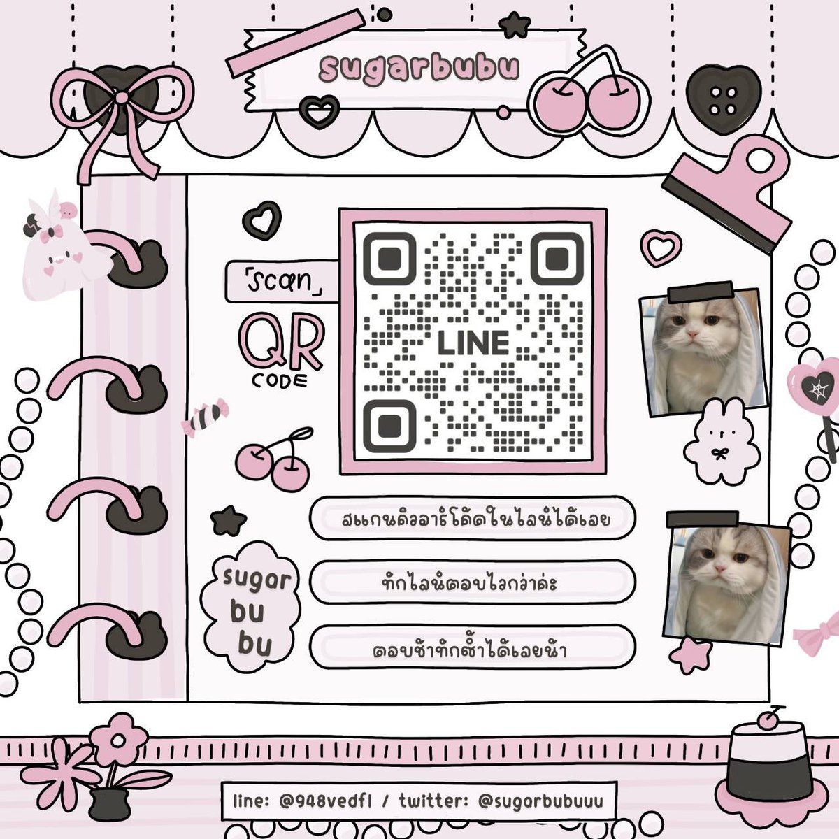 sugarbubuuu's tweet image. sticker theme emoji melody ♡
50© — 20bath
85© — 37bath
100© — 40bath
150© — 60bath

🐈 เหรียญแท้พร้อมส่งทันที
🛒👉🏻 สั่งซื้อลิ้งค์หน้าโปรไฟล์หรือสแกน qr code

#สติกเกอร์ไลน์ #สติ๊กเกอร์ไลน์ #สติ้กเกอร์ไลน์ #ธีมไลน์ #สติ๊กเกอร์ไลน์ราคาถูก #ธีมไลน์ราคาถูก #สติกเกอร์ไลน์ราคาถูก