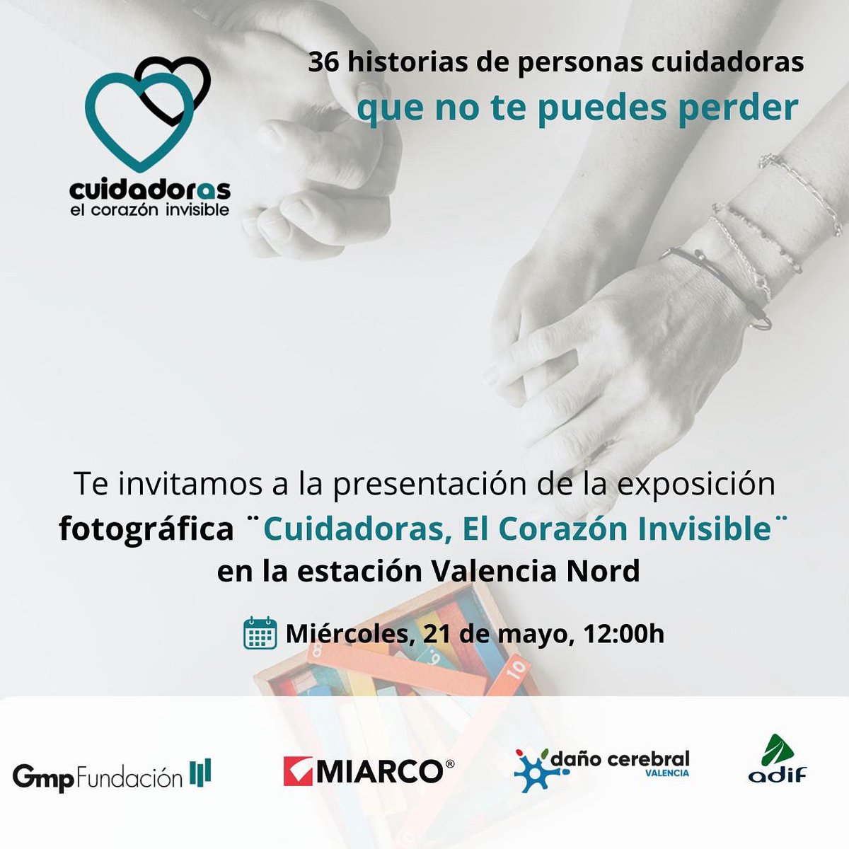 Os esperamos el próximo miércoles en la Estación del Norte de València! 
Gracias a @fundacion_gmp, @miarco_es y @adif_es por hacerlo posible.
#DCA