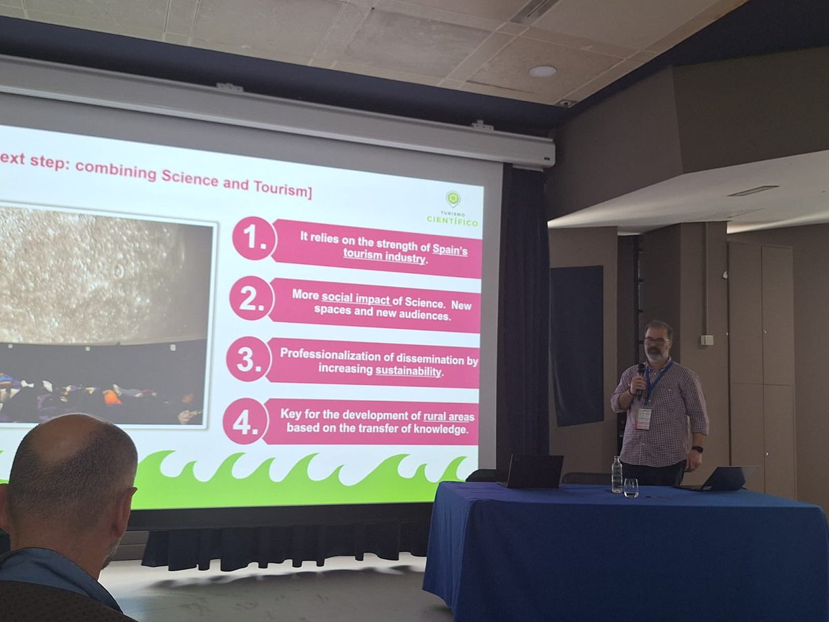 Miguel Carrasco (@mcarrasco77) on Twitter photo Presentamos hoy en la Annual Conference de @EUSEAevents que se celebra en Gran Canaria los resultados y la evolución del proyecto <a href="/TurismoCiencia/">Turismo con Ciencia</a>, que coordinamos desde la <a href="/FDescubre/">Fundación Descubre</a>. #EUSEA25 <a href="/LPRC_ES/">LPRC_ES</a> Presentamos hoy en la Annual Conference de @EUSEAevents que se celebra en Gran Canaria los resultados y la evolución del proyecto <a href="/TurismoCiencia/">Turismo con Ciencia</a>, que coordinamos desde la <a href="/FDescubre/">Fundación Descubre</a>. #EUSEA25 <a href="/LPRC_ES/">LPRC_ES</a>
