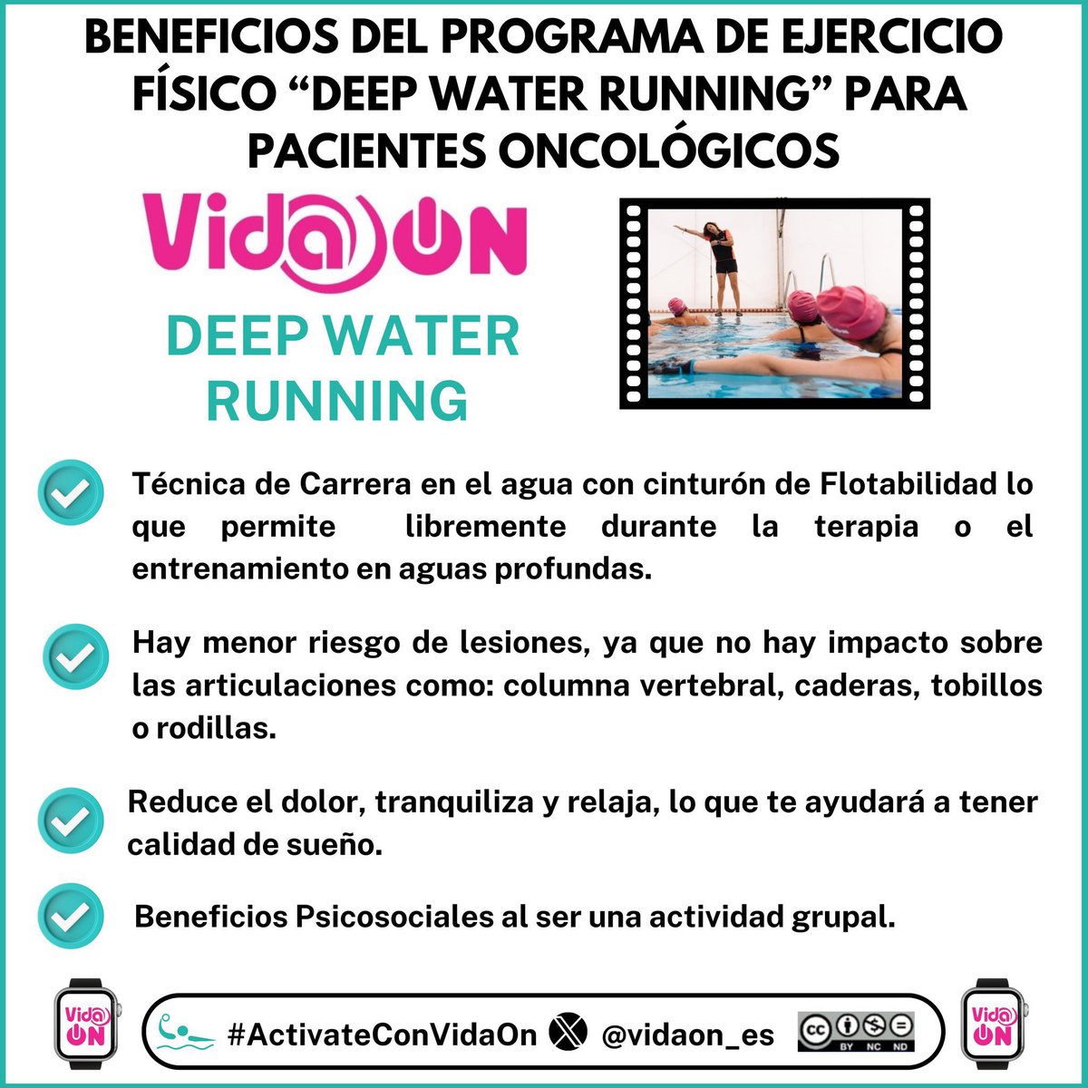PROYECTO VIDA ON (@vidaon_es) on Twitter photo 📆 Hoy #15Mayo os invitamos a compartir nuestra ⤵️
📝 #InfografíasVidaOn
✅ “Beneficios del programa de ejercicio físico: “Deep water running” para pacientes oncológicos”
Interesad@s⤵️
📱667 81 62 14
<a href="/_SEOM/">SEOM</a>
<a href="/HUVMacarena/">Hospital Virgen Macarena</a> <a href="/HospitalUVRocio/">HospitalUVRocio</a> <a href="/AGSSurSevilla/">AGS Sur de Sevilla</a> <a href="/HUPMCadiz/">HospitalPuertadelMar</a> 📆 Hoy #15Mayo os invitamos a compartir nuestra ⤵️
📝 #InfografíasVidaOn
✅ “Beneficios del programa de ejercicio físico: “Deep water running” para pacientes oncológicos”
Interesad@s⤵️
📱667 81 62 14
<a href="/_SEOM/">SEOM</a>
<a href="/HUVMacarena/">Hospital Virgen Macarena</a> <a href="/HospitalUVRocio/">HospitalUVRocio</a> <a href="/AGSSurSevilla/">AGS Sur de Sevilla</a> <a href="/HUPMCadiz/">HospitalPuertadelMar</a>
