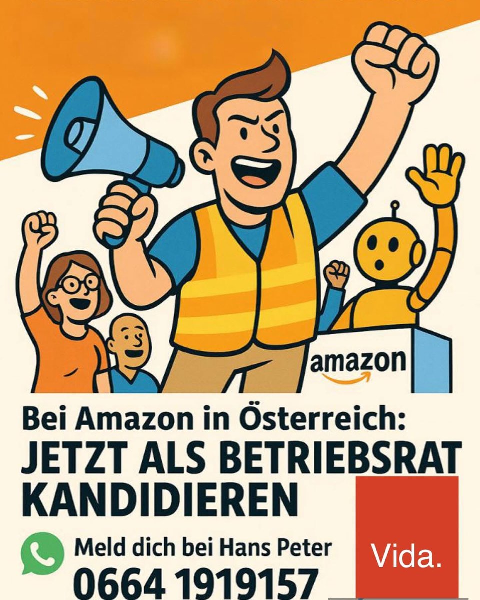 Achtung Amazon-Beschäftigte! 🚨

Du glaubst, ein Betriebsrat bringt nichts? Stimmt. So lange es keinen gibt.
Du willst lieber den Scanner anschreien als deinen Chef? Können wir verstehen.
Aber stell dir vor, du wärst plötzlich nicht mehr ganz machtlos?