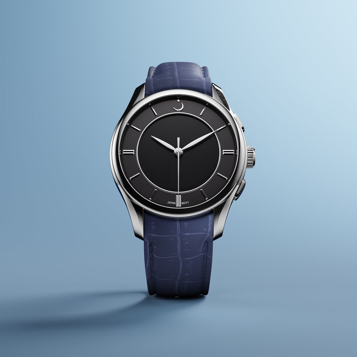 تنتمي هذه الساعة الى تشكيلة بريمير الفاخرة من الفجر. هيكل وتاج الساعة مصنوعين من الفولاذ والزجاج من الياقوت المضاد للانعكاس. حزام الساعة من الجلد الطبيعي باللون الأزرق.
#ساعات_الفجر #تشكيلة_بريمير