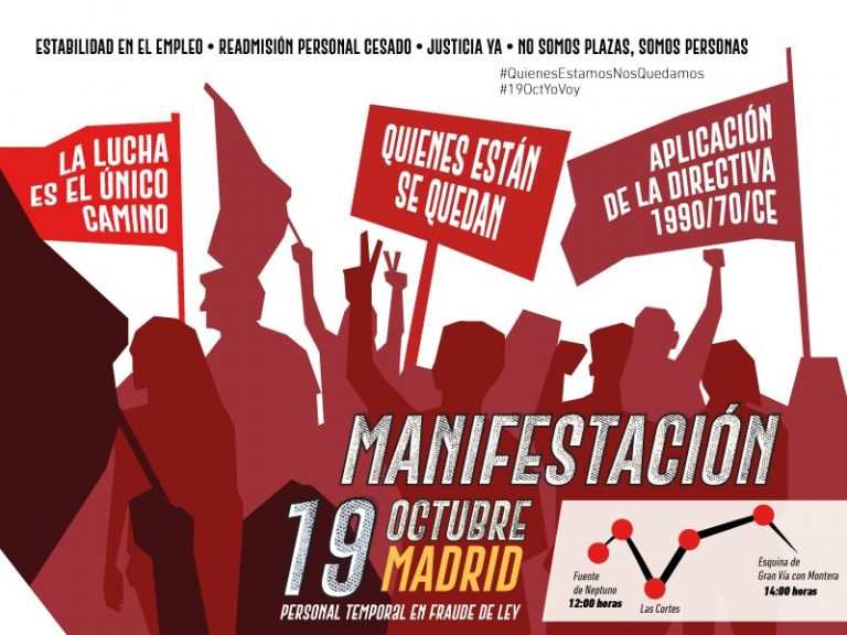 🧨🧨🧨¡BOMBAZO!🧨🧨🧨
<a href="/CoBas_MADRID/">Co.Bas MADRID</a> recurre y gana al Ayto de Madrid! El 19 de octubre pasado nos impusieron una multa por infracción muy grave, de 12.600€, al superar la manifestación los límites sonoros, que ha quedado archivada. 
#FijezaYA #NoSomosPlazasSomosPersonas
