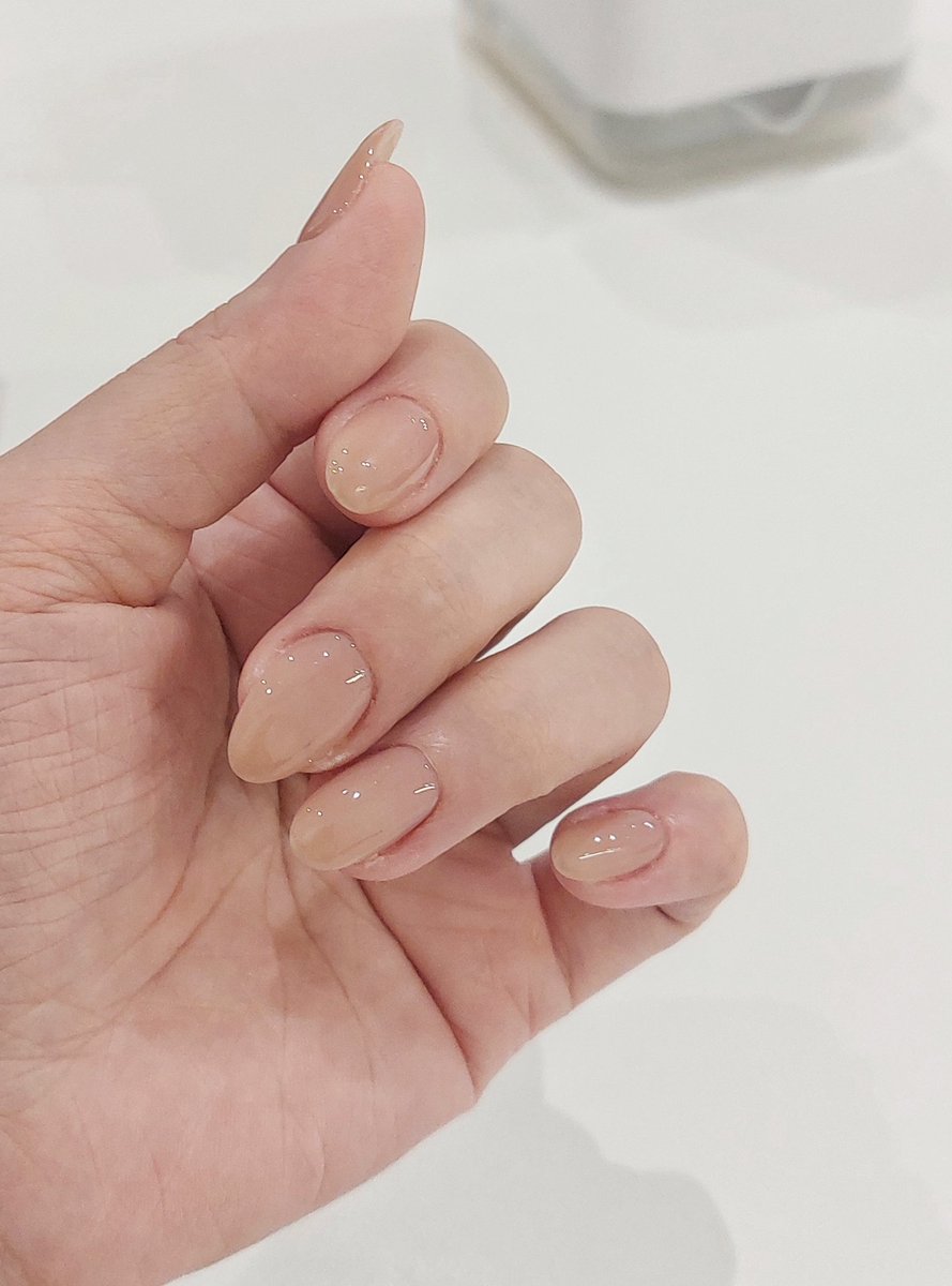 美甲的尽头是裸色💅🏻超自然的❤️