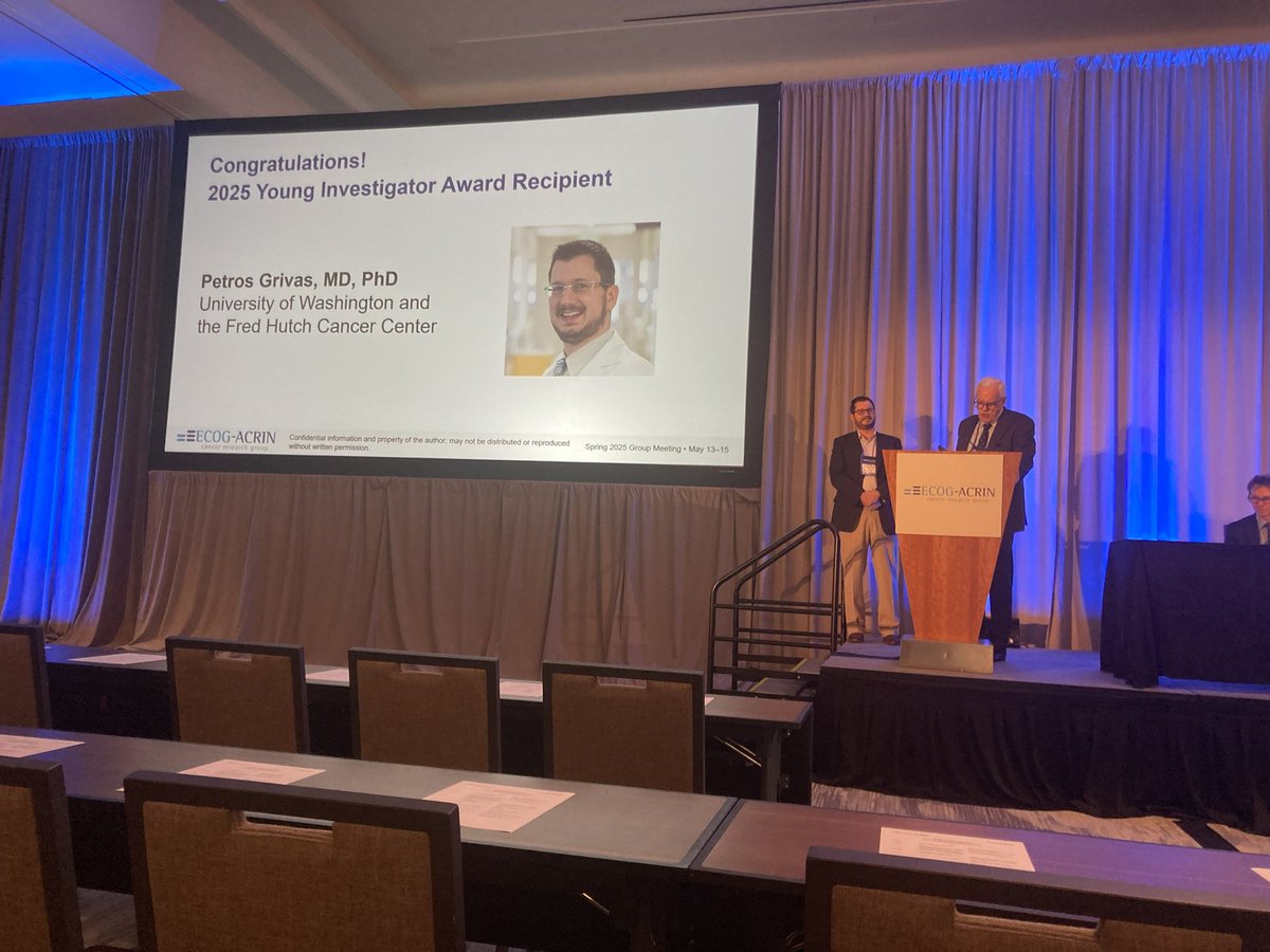 Petros Grivas (@pgrivasmdphd) on Twitter photo Honored/humbled for kind award by <a href="/eaonc/">ECOG-ACRIN Cancer Research Group</a> Am so excited to work in this amazing community of stellar leaders, staff, investigators aiming to inform practice & help patients!
<a href="/fredhutch/">Fred Hutch Cancer Center</a> <a href="/HutchPresident/">Dr. Tom Lynch</a> <a href="/nicoleflemingmd/">Nicole D. Fleming MD</a> <a href="/HsiehLab/">Hsieh Lab</a> <a href="/jrgralow/">Julie Gralow</a> <a href="/CliffordHudis/">Clifford Hudis</a> <a href="/lynn_schuchter/">Lynn Schuchter</a> <a href="/NaomiHaas5/">Naomi Haas</a> Honored/humbled for kind award by <a href="/eaonc/">ECOG-ACRIN Cancer Research Group</a> Am so excited to work in this amazing community of stellar leaders, staff, investigators aiming to inform practice & help patients!
<a href="/fredhutch/">Fred Hutch Cancer Center</a> <a href="/HutchPresident/">Dr. Tom Lynch</a> <a href="/nicoleflemingmd/">Nicole D. Fleming MD</a> <a href="/HsiehLab/">Hsieh Lab</a> <a href="/jrgralow/">Julie Gralow</a> <a href="/CliffordHudis/">Clifford Hudis</a> <a href="/lynn_schuchter/">Lynn Schuchter</a> <a href="/NaomiHaas5/">Naomi Haas</a>