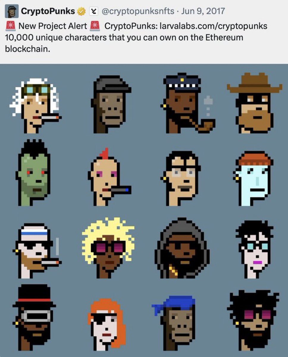 nf_suzanne's tweet image. Since their debut in 2017, CryptoPunks have revolutionized an entire industry with 10,000 unique blockchain-generated art pieces.

&quot;The ones that started it all&quot;