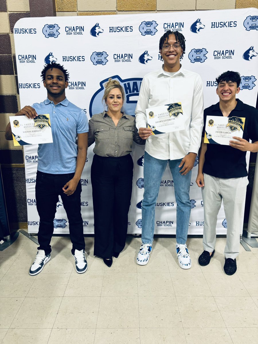 Mary Martin (@coach_martin311) on Twitter photo It was a beautiful evening at the EPCA banquet where our Huskies received EPISD All-District recognition, a testament to their hard work and dedication. Congratulations Huskies!!
<a href="/ChapinBoysBBall/">Chapin Boys Basketball</a> It was a beautiful evening at the EPCA banquet where our Huskies received EPISD All-District recognition, a testament to their hard work and dedication. Congratulations Huskies!!
<a href="/ChapinBoysBBall/">Chapin Boys Basketball</a>