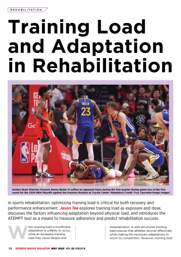 In sports rehabilitation, optimizing training load is critical for both recovery and performance enhancement. <a href="/JasonCTee/">Jason Tee</a>  explores this &amp; training discusses the factors influencing adaptation beyond physical load! 😀

sportsinjurybulletin.com/anatomy/traini…