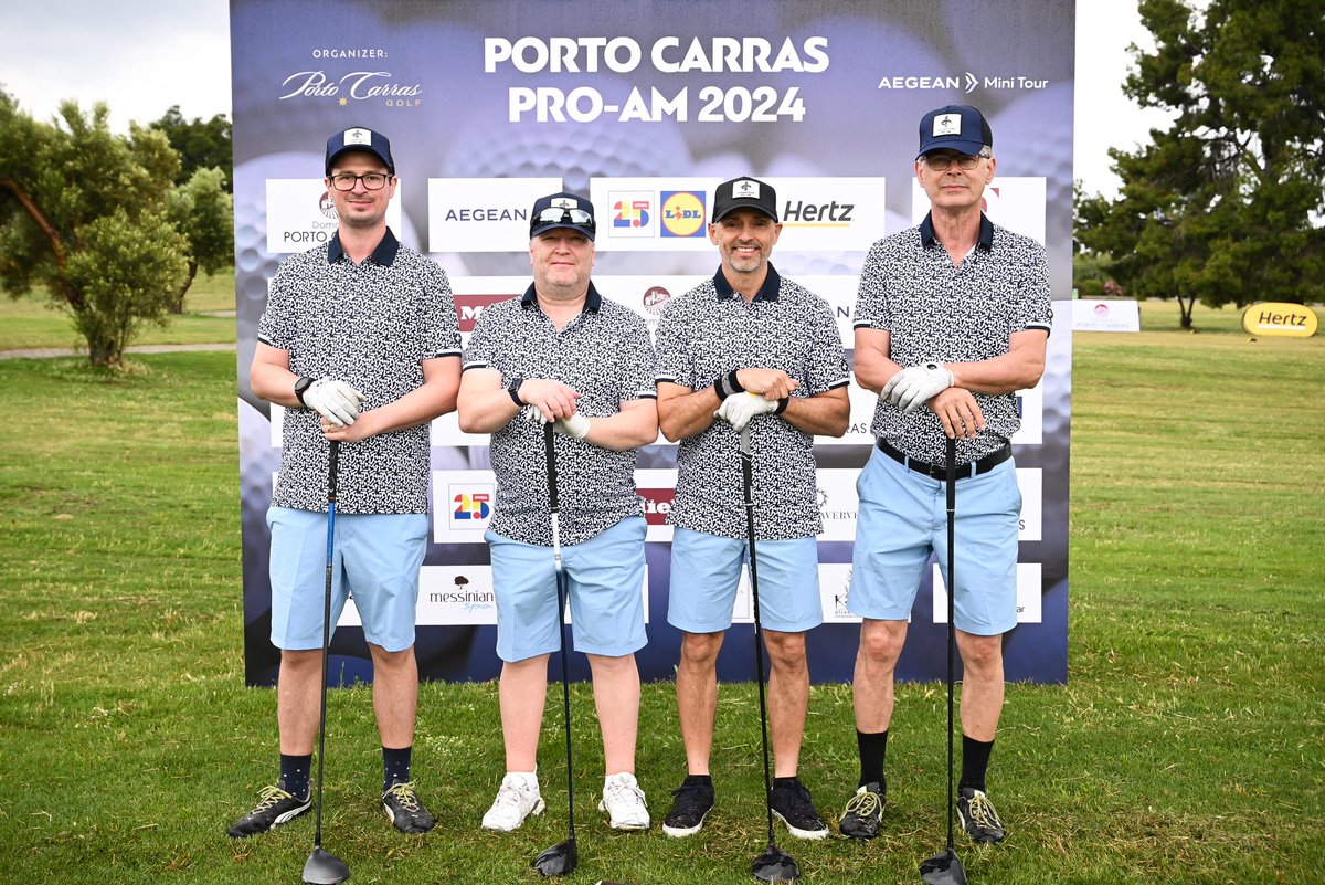 The event's format is designed to combine competition with enjoyment. In the ProAm each team includes 1 professional &amp; 3 amateurs with the Stableford system determining the scoring, rewarding both team &amp; individual performance. #portocarrasproam #aegeanminitour #golf #portocarras