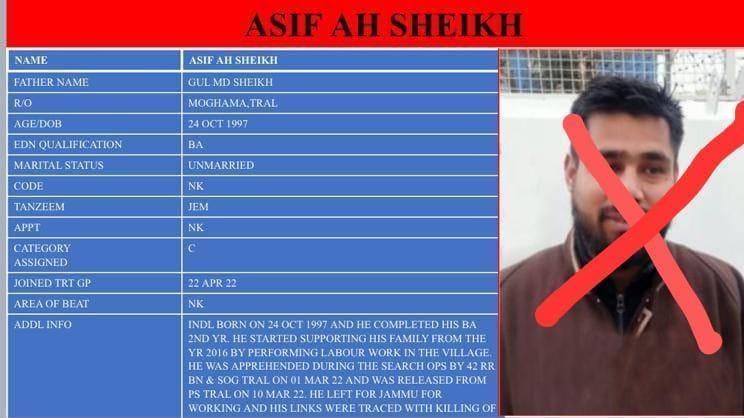 Nighat_Abbass's tweet image. Asif Sheikh, one of the cowards behind the #PahalgamTerroristAttack,neutralised by security forces in Tral.
What did he achieve by killing innocent tourists, turning women widows & children orphans?
In the end, he died in shame & left nothing but disgrace for his family!