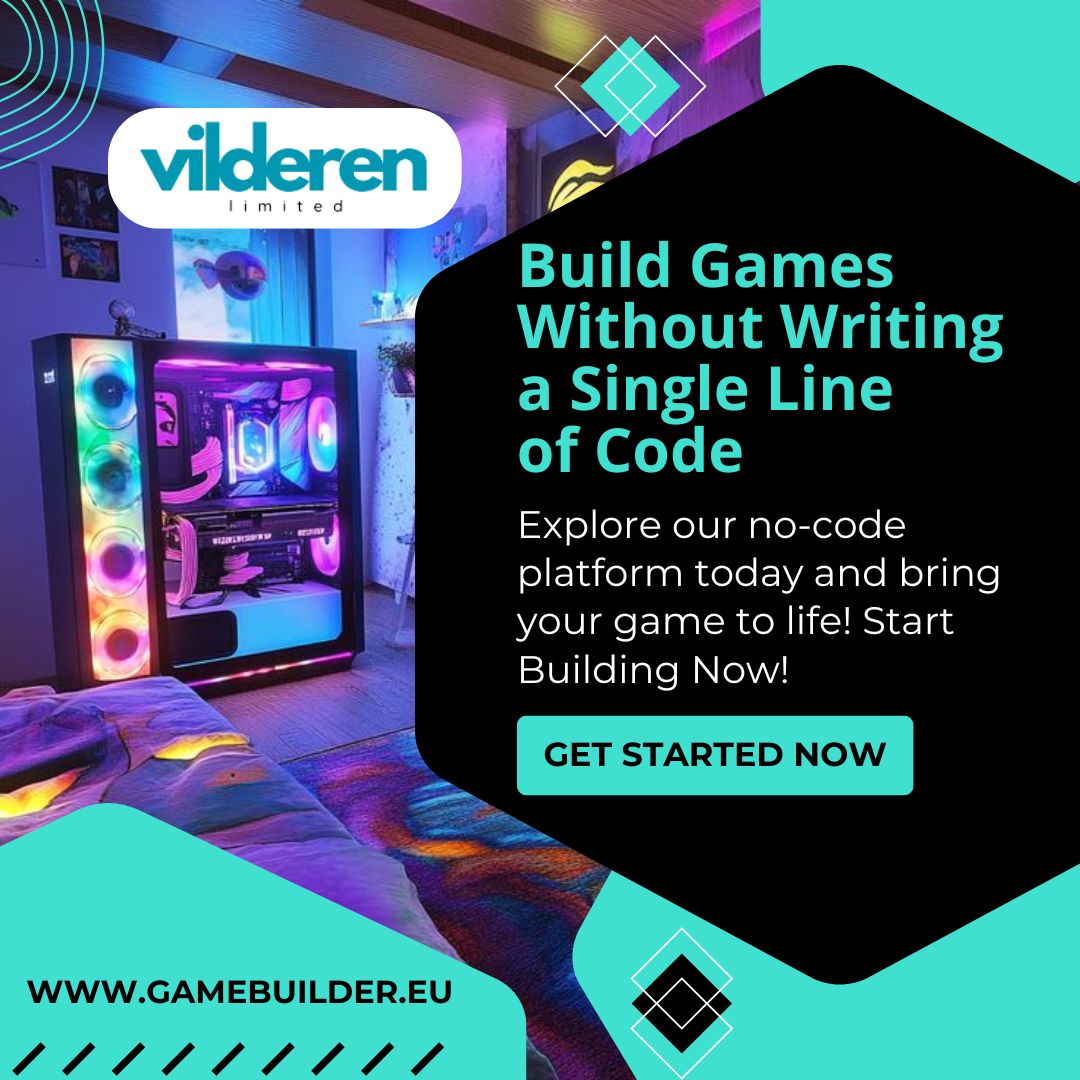 VilderenLtd's tweet image. Our intuitive game builder platform is specifically designed to let your ideas take the lead.  With user-friendly charts and customizable tools, you’re in control from start to finish.  #NoCodeGameDev #GameDesignMadeEasy