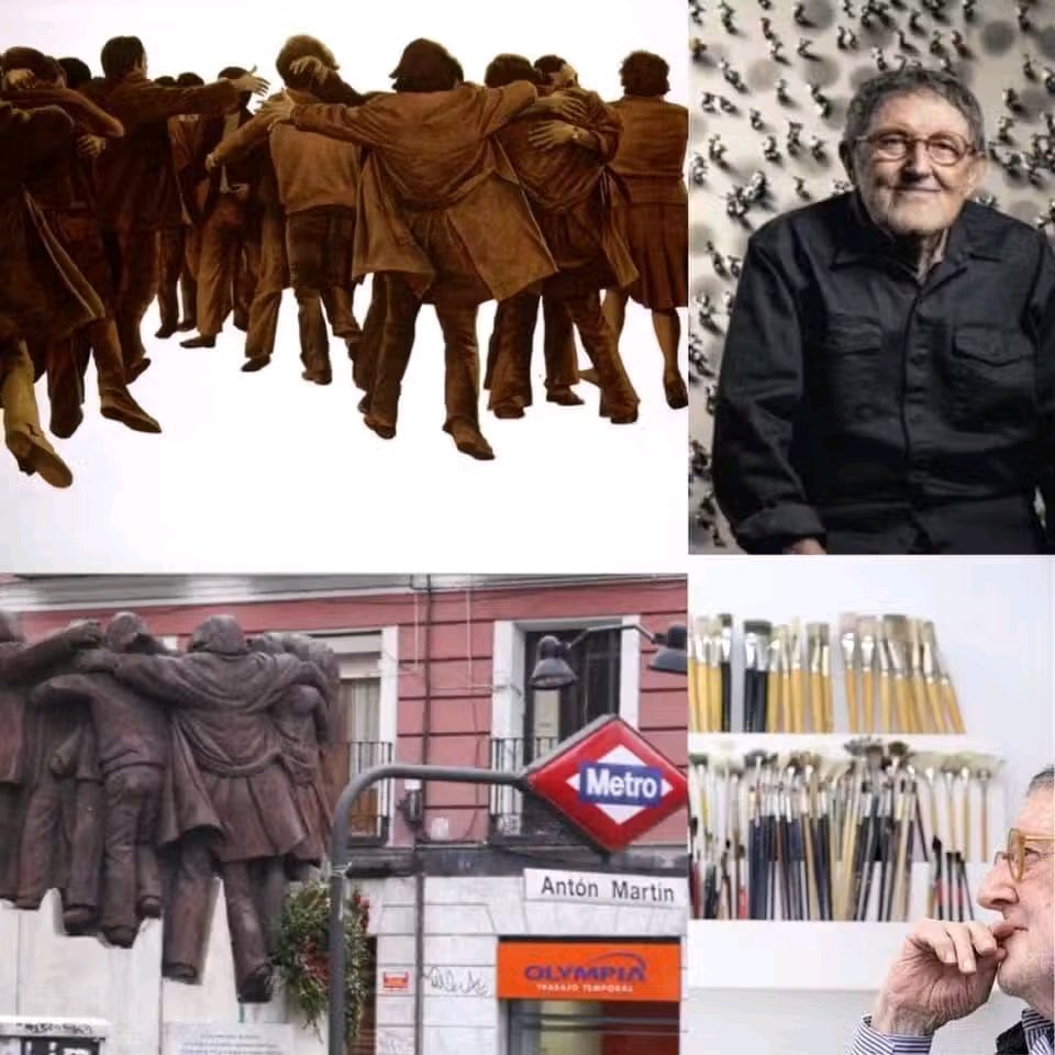 ✔️UN GRAN ARTISTA 
Y LUCHADOR HISTÓRICO CONTRA EL FRANQUISMO”

✔️Juan Genovés,  #TalDiaComoHoy moría un pintor universal de un gran compromiso social”

✒️"El abrazo” un símbolo hoy más necesario q nunca. #genovés 

!NO AL OLVIDO 

#ComparteCultura #MemoriaHistórica