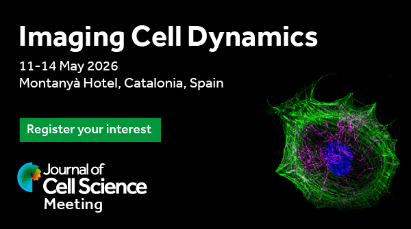 The Company of Biologists (@co_biologists) on Twitter photo Following on from their successful meeting in 2023, <a href="/J_Cell_Sci/">J Cell Science</a> are delighted to announce a second iteration of the Imaging Cell Dynamics meeting to be held in 2026. Find out more and sign up for registration and abstract updates at
biologists.com/meetings/jcsim…
#JCSimaging Following on from their successful meeting in 2023, <a href="/J_Cell_Sci/">J Cell Science</a> are delighted to announce a second iteration of the Imaging Cell Dynamics meeting to be held in 2026. Find out more and sign up for registration and abstract updates at
biologists.com/meetings/jcsim…
#JCSimaging