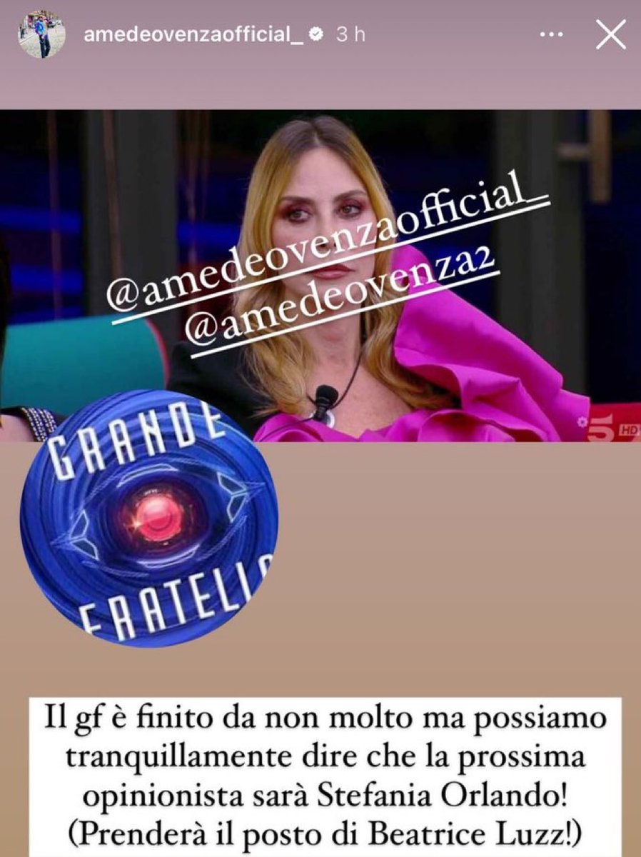 Tempo un mese e la odieranno come hanno fatto con la Luzzi perché non sosterrà i concorrenti che piacciono a loro #GrandeFratello