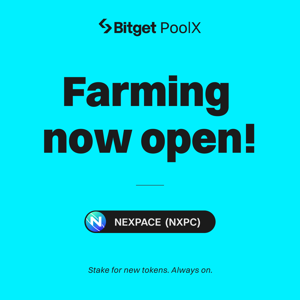 Farming is now open for $NXPC <a href="/MaplestoryU/">MapleStory Universe</a> on #Bitget PoolX. 

⛏️ Lock NXPC to share 440,000 NXPC airdrop. 

➡️ Start earning now: bitget.com/events/poolx/1…