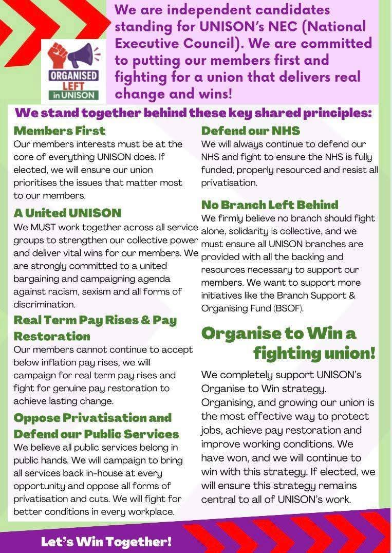 James4Nec62149's tweet photo. Last 3 days to get those ballot papers returned, post them by Saturday to make sure they arrive in time for the closing of the ballot!
Less talk, more action!
Vote #OrganisedLeft https://t.co/cFNBfrE2Rg