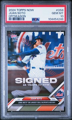 HR_cards's tweet image. 2024 TOPPS NOW OFFSEASON #OS8 JUAN SOTO PSA 10 #ad #thehobby cardpromoter.com/2025/05/14/bas…