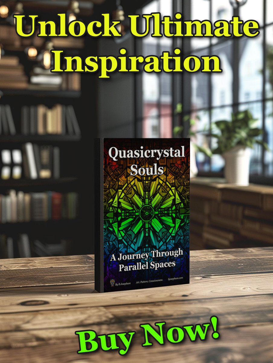 BJosephsonArt's tweet image. 🚀 New! “Quasicrystal Souls” is live.

93 illustrated pages of geometry, art &amp;amp; hidden dimensions.

Ready to meet the guardians? 👇
 bjosephson.gumroad.com/l/Quasicrystal…

#QuasicrystalSouls #ArtMeetsScience #PatternMagic #IndieBook #Gumroad 🎨✨