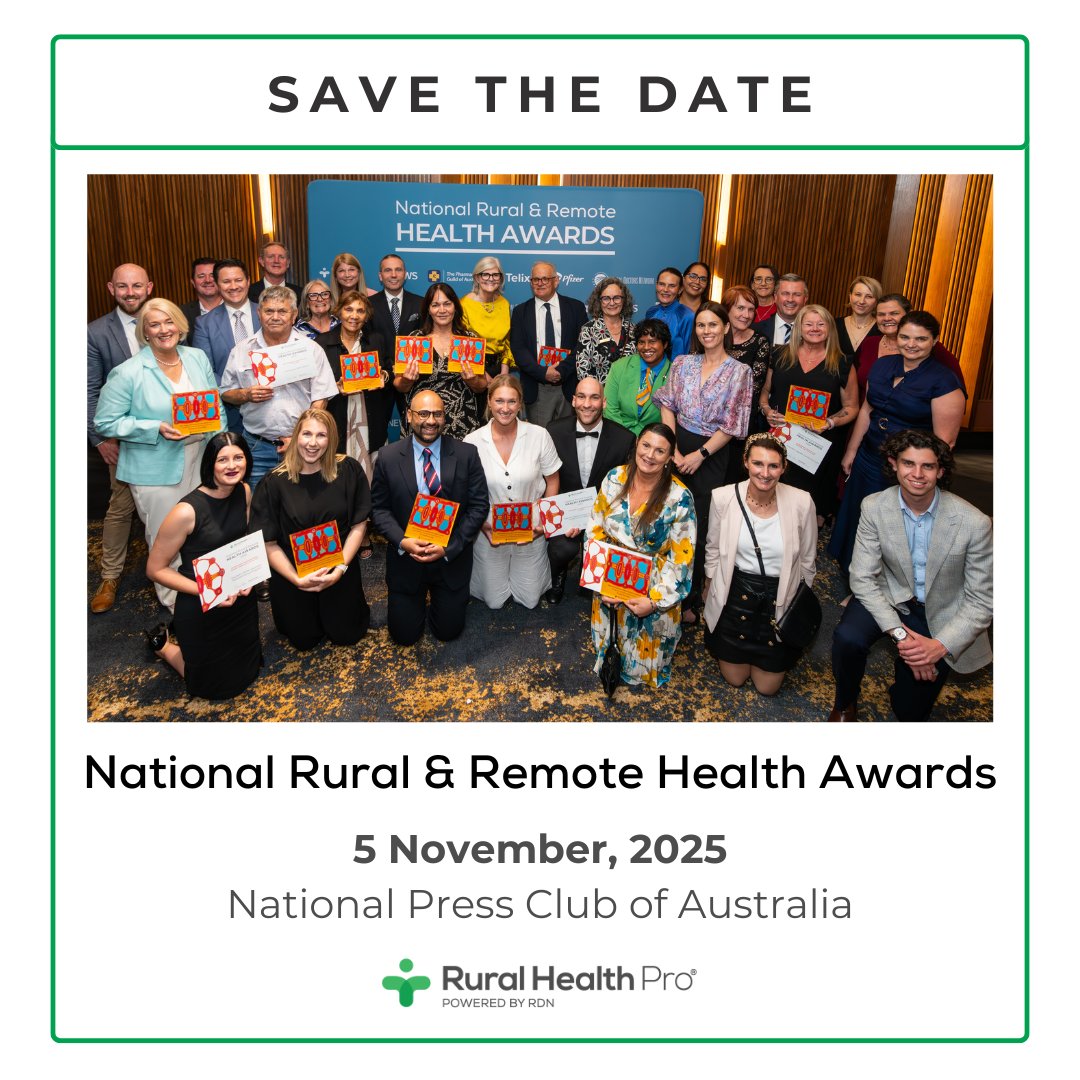 Making a difference in rural health? We want to celebrate YOU! With 10 award categories, there are endless opportunities to shine 🏆 
Read more and get ready to nominate: loom.ly/Fax7YLM 

#ruralhealth #ruralhealthpro #NRRHA25 #ruralawards #awards #savethedate