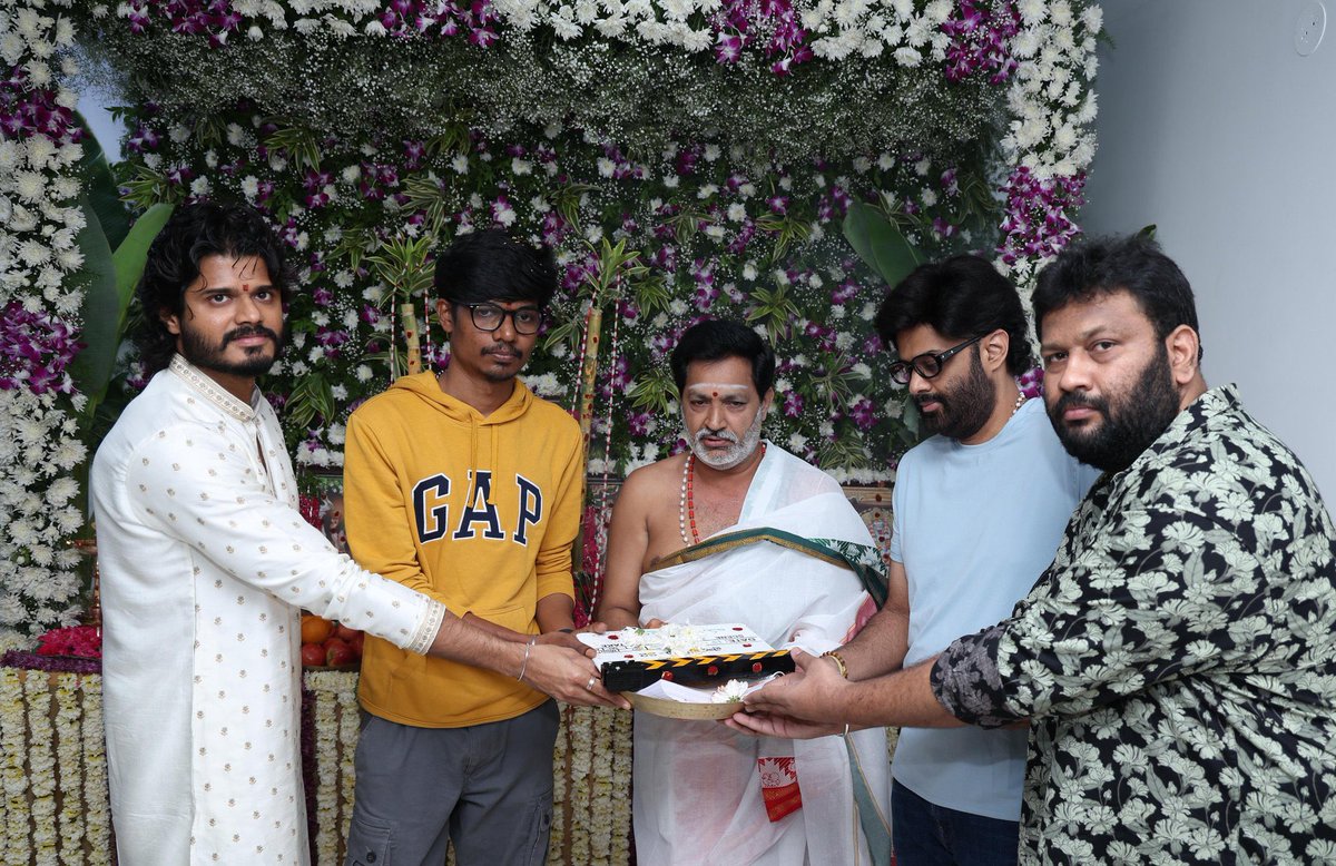 Radhakrishnaentertainments (@radhakrishnaen9) on Twitter photo And it begins for the MOST RELATABLE LOVE STORY π
<a href="/SitharaEnts/">Sithara Entertainments</a> Production No. 32 takes off with a pooja ceremony full of love β€οΈ
&
Regular shoot commences this June π«Άπ»
Clap by <a href="/iamRashmika/">Rashmika Mandanna</a>
Camera Switch On by <a href="/ActorSivaji/">Sivaji</a>
Script handover by #VenkyAtluri & <a href="/kalyanshankar23/">Kalyan Shankar</a> And it begins for the MOST RELATABLE LOVE STORY π
<a href="/SitharaEnts/">Sithara Entertainments</a> Production No. 32 takes off with a pooja ceremony full of love β€οΈ
&
Regular shoot commences this June π«Άπ»
Clap by <a href="/iamRashmika/">Rashmika Mandanna</a>
Camera Switch On by <a href="/ActorSivaji/">Sivaji</a>
Script handover by #VenkyAtluri & <a href="/kalyanshankar23/">Kalyan Shankar</a>