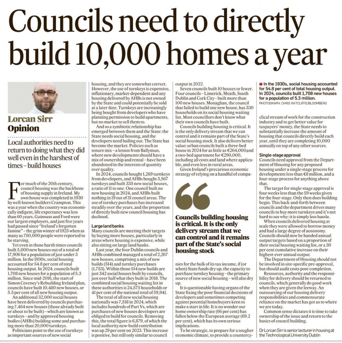 melreynolds (@maoiliosarey) on Twitter photo Good read highlighting the persistent low direct build output of Local Authorities, and advocating an increase to make recession-proof in today’s <a href="/IrishTimes/">The Irish Times</a> Good read highlighting the persistent low direct build output of Local Authorities, and advocating an increase to make recession-proof in today’s <a href="/IrishTimes/">The Irish Times</a>