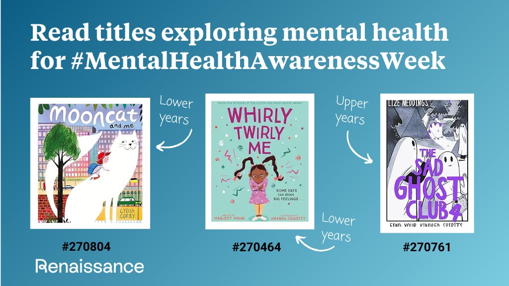 It’s Mental Health Awareness Week! 💛

Looking for reads that explore this year’s theme: community and connection? Here are 3 quick picks: 

📖 Mooncat and Me by Lydia Corry
💜 Whirly Twirly Me by Manjeet Mann
📖 Sad Ghost Club 4 by Lize Meddings

Find them on Accelerated Reader: