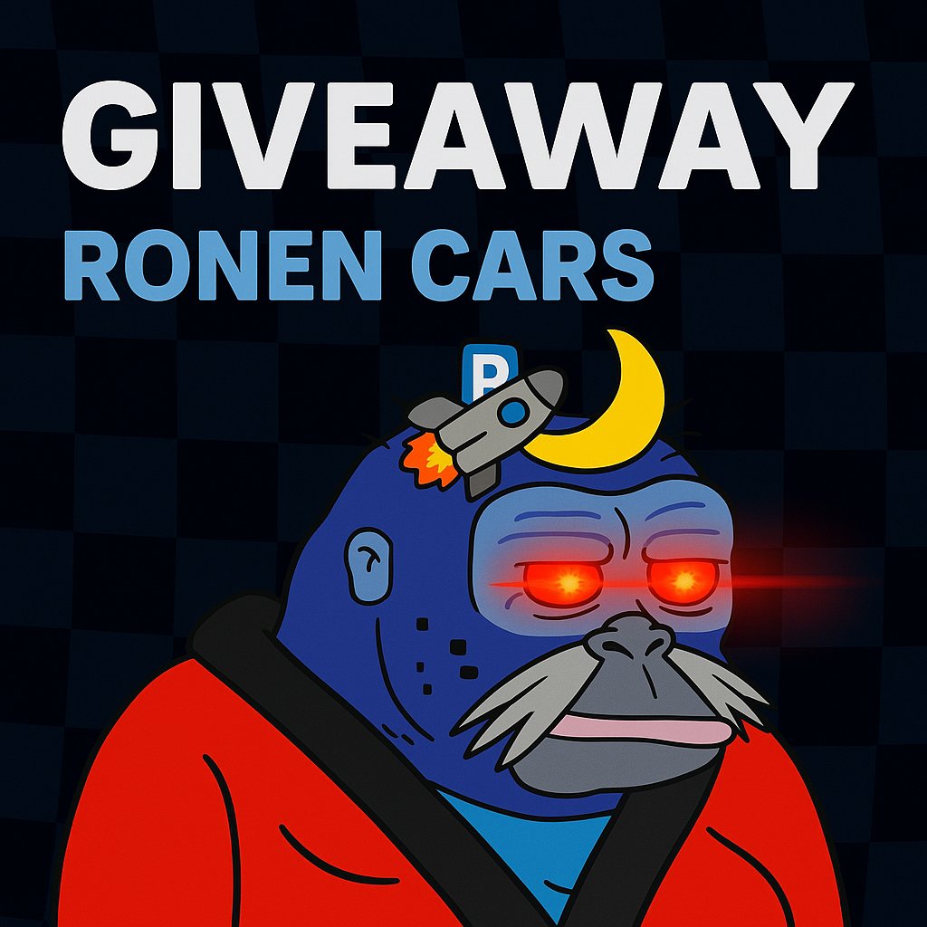 Martinsuuuu.ron (@martinsuuuu) on Twitter photo 🚨🚨GIVEAWAY TIME 🚨🚨
4 WL Spots!
1 WL = 5 MINT
Special thanks to <a href="/ronencoin/">Ronen Mining Network ✳️</a>
Quick. Will draw in just 12 hours!
🏎️ Follow <a href="/Martinsuuuu/">Martinsuuuu.ron</a> & <a href="/RonenCars/">Ronen Cars</a>
🏎️ Tag 3 friends
🏎️ Comment your Ronin address (no RNS)
🏎️ Join discord.gg/ronen 🚨🚨GIVEAWAY TIME 🚨🚨
4 WL Spots!
1 WL = 5 MINT
Special thanks to <a href="/ronencoin/">Ronen Mining Network ✳️</a>
Quick. Will draw in just 12 hours!
🏎️ Follow <a href="/Martinsuuuu/">Martinsuuuu.ron</a> & <a href="/RonenCars/">Ronen Cars</a>
🏎️ Tag 3 friends
🏎️ Comment your Ronin address (no RNS)
🏎️ Join discord.gg/ronen