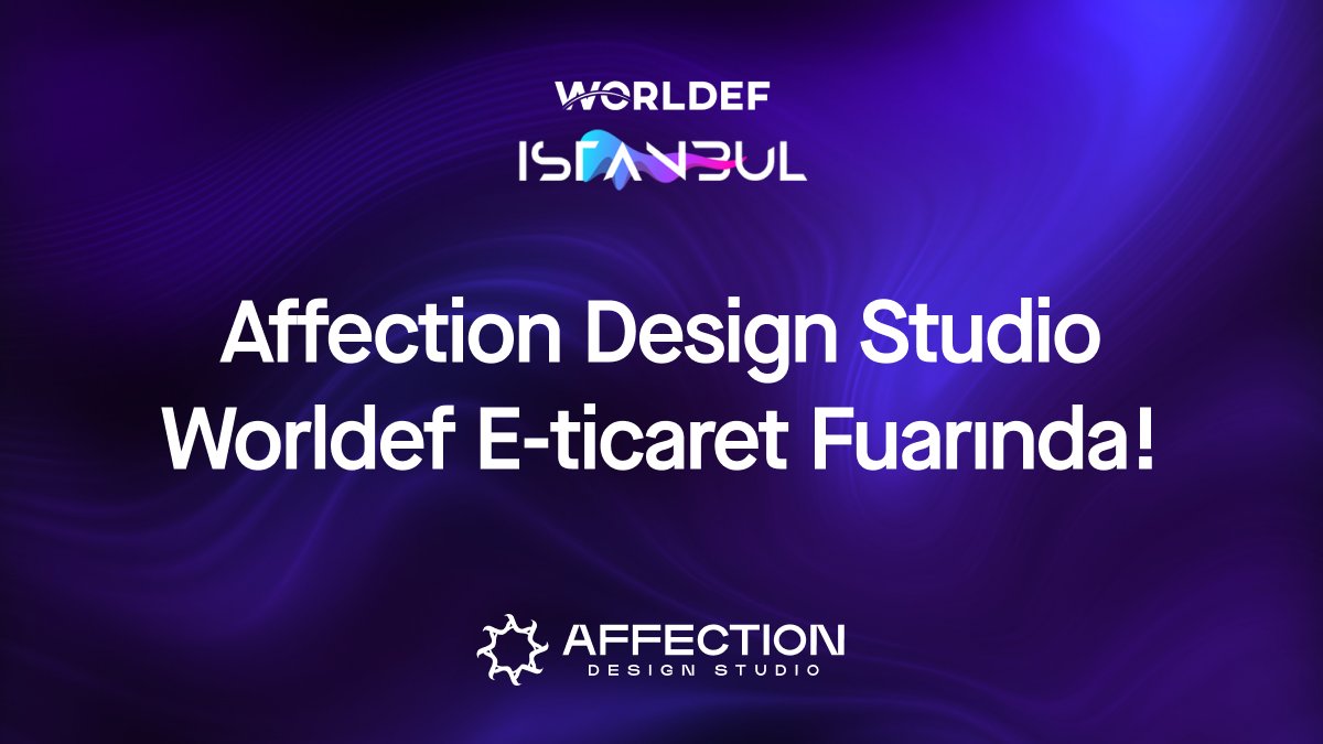 AffectionStd's tweet image. Affection Design Studio olarak Worldef E-ticaret fuarındayız!