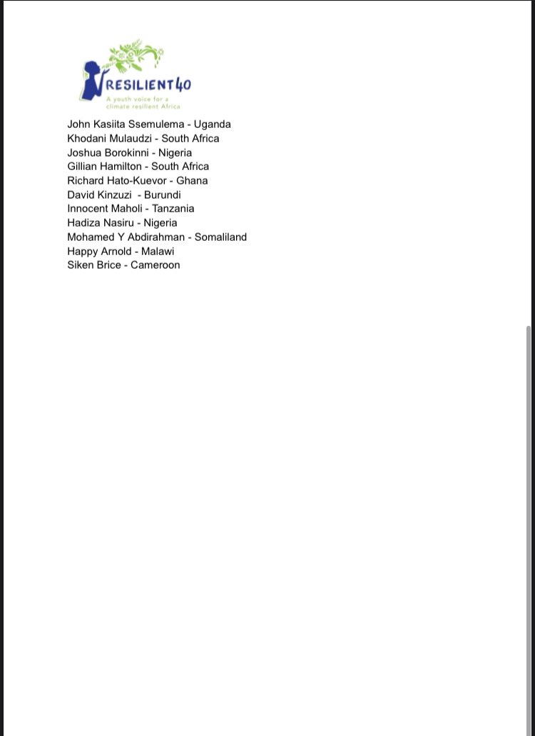 The <a href="/Resilient_40/">The Resilient40</a> Network stands against the unauthorized and unethical actions #Micheal #Kakande  former #R40 from Uganda. We reaffirm our commitment to transparency and collective leadership. Read our official statement here. 👇👇 #Resilient40 #Integrity #Teamwork