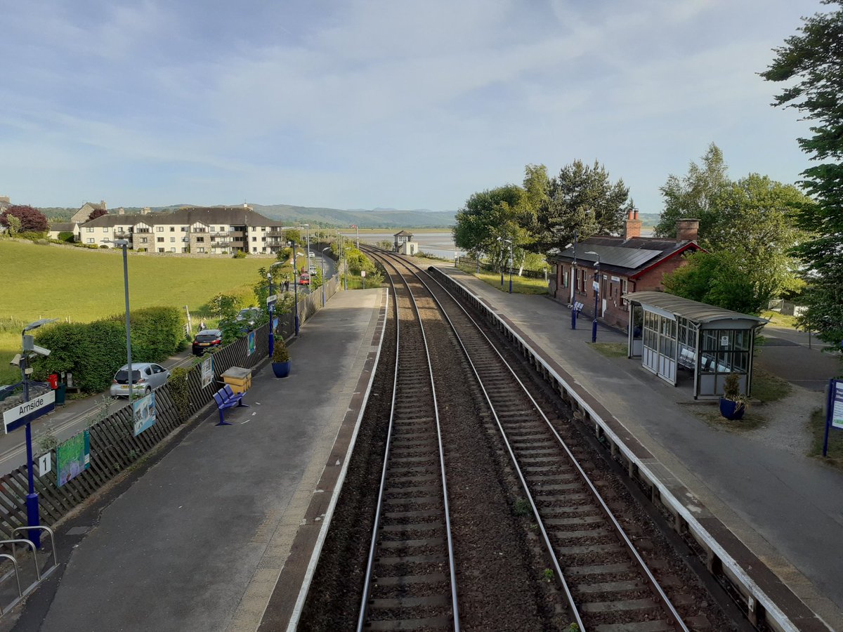 Waiting at Arnside for the  London train where I am exhibiting at the ABA Book Fair  at the Saatchi Gallery. The preview is today 1700 till 2100, then Friday 1100-2000, Saturday 1100-1900, and Sunday 1100-1700.