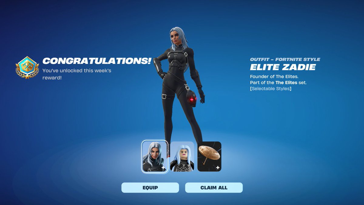 Got the Elite Zadie skin!
Streamed everything on Twitch! - Peteyfv
