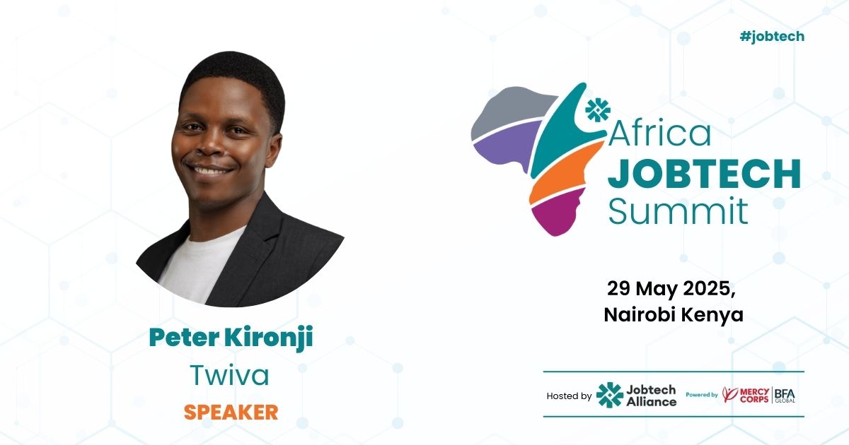 Twiva_Inc's tweet image. Twiva&apos;s CEO and Co-Founder, Peter Kironji, will be a speaker at this year&apos;s #JobtechSummit #AJS2025, taking place on May 29th, 2025. He&apos;ll be joining other innovators in unpacking bold ideas for the future of work across Africa in AI, technology, and inclusion.

#CreatorEconomy