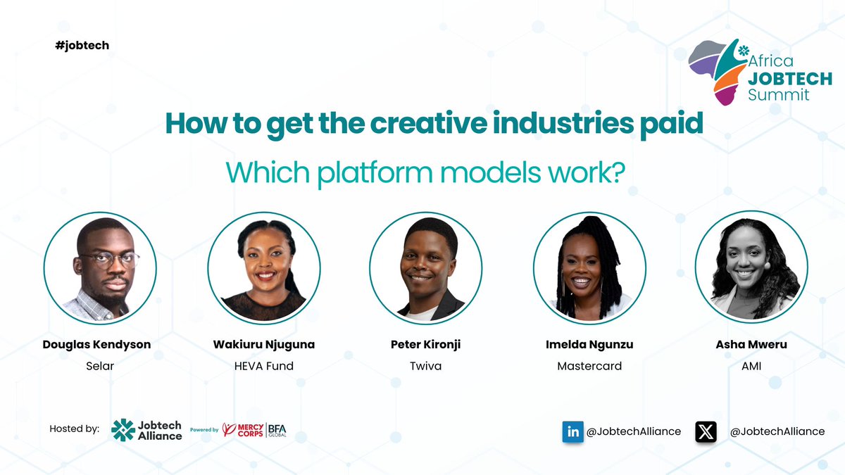 Twiva_Inc's tweet image. Twiva&apos;s CEO and Co-Founder, Peter Kironji, will be a speaker at this year&apos;s #JobtechSummit #AJS2025, taking place on May 29th, 2025. He&apos;ll be joining other innovators in unpacking bold ideas for the future of work across Africa in AI, technology, and inclusion.

#CreatorEconomy