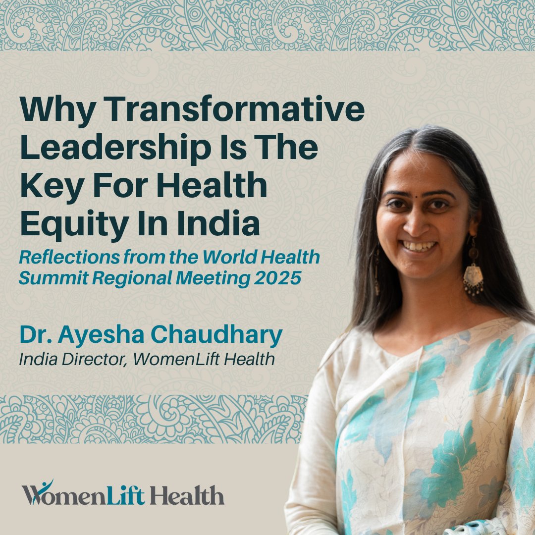 WomenLift Health (@womenlifthealth) on Twitter photo To scale access for health equity in India, we need to think about the leadership decisions shaping policies & solutions.
In her latest op-ed for <a href="/BWHealthWorld/">BW Healthcare World</a>, our India Director <a href="/chaudharyayesha/">Ayesha Chaudhary</a> highlights how transformative leadership that incorporates inclusivity & To scale access for health equity in India, we need to think about the leadership decisions shaping policies & solutions.
In her latest op-ed for <a href="/BWHealthWorld/">BW Healthcare World</a>, our India Director <a href="/chaudharyayesha/">Ayesha Chaudhary</a> highlights how transformative leadership that incorporates inclusivity &