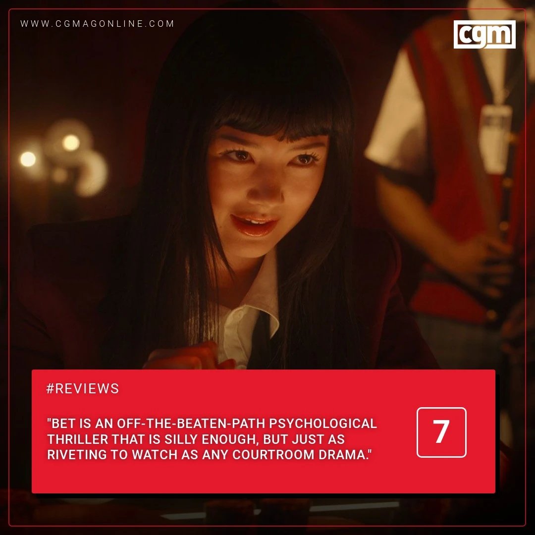 CGMagazine (@cgmagonline) on Twitter photo "Bet is an off-the-beaten-path psychological thriller that is silly enough, but just as riveting to watch as any courtroom drama."
cgmagonline.com/review/tv-seri…
#Bet #Kakegurui #Netflix "Bet is an off-the-beaten-path psychological thriller that is silly enough, but just as riveting to watch as any courtroom drama."
cgmagonline.com/review/tv-seri…
#Bet #Kakegurui #Netflix