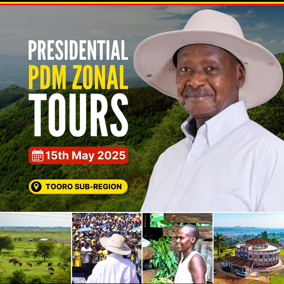 Fellow Ugandans, especially the Bazzukulu, greetings. Today, I will begin my PDM assessment tour in Tooro sub-region.