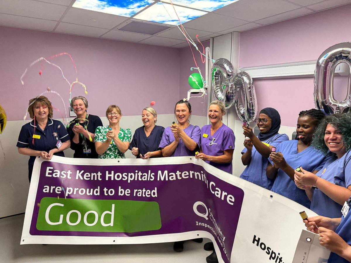 Sarah Hayes (@sarahha88622902) on Twitter photo Beyond proud of our maternity units who have been rated good by the CQC today- thank you to our teams who have worked so hard to constantly improve for our local communities #proudCNMO #proudtobeEastKent #alwaysimproving <a href="/EKHUFT/">East Kent Hospitals</a> Beyond proud of our maternity units who have been rated good by the CQC today- thank you to our teams who have worked so hard to constantly improve for our local communities #proudCNMO #proudtobeEastKent #alwaysimproving <a href="/EKHUFT/">East Kent Hospitals</a>
