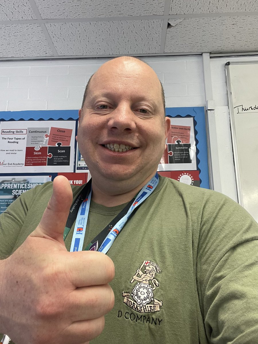 Sean Guy (@mrguyscience) on Twitter photo Itβs #WearGreen day for #MentalHealthAwarenessWeek at <a href="/moor_end/">Moor End Academy</a>. <a href="/CCFcadets/">Combined Cadet Force</a> is a fantastic personal development vehicle and having the opportunity for cadets and adults to talk and support each other is even more important than any activity.
<a href="/CFHealthyMinds/">Army Cadets Healthy Minds</a> <a href="/RFCAYH/">RFCA Yorkshire and the Humber</a> <a href="/VConway85/">Miss Conway MCCT</a> Itβs #WearGreen day for #MentalHealthAwarenessWeek at <a href="/moor_end/">Moor End Academy</a>. <a href="/CCFcadets/">Combined Cadet Force</a> is a fantastic personal development vehicle and having the opportunity for cadets and adults to talk and support each other is even more important than any activity.
<a href="/CFHealthyMinds/">Army Cadets Healthy Minds</a> <a href="/RFCAYH/">RFCA Yorkshire and the Humber</a> <a href="/VConway85/">Miss Conway MCCT</a>