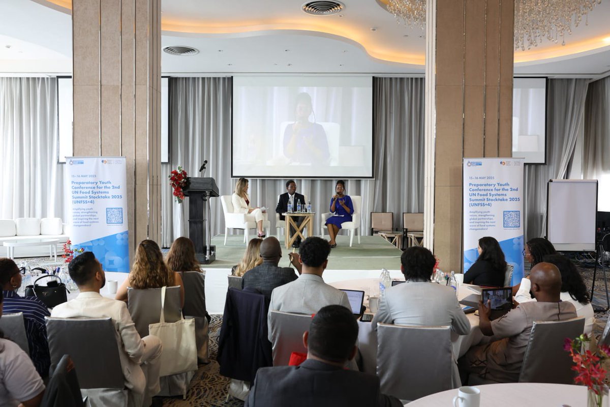 📍 LIVE from Bangkok: Day 1 of the Preparatory Youth Conference has officially begun! 

💬 “We are really living the consequences of inaction and poor political choices.” 

– A strong opening message to youth by <a href="/nicoledepaula/">Dr. Nicole de Paula</a>, Technical Officer of the UN Food Systems