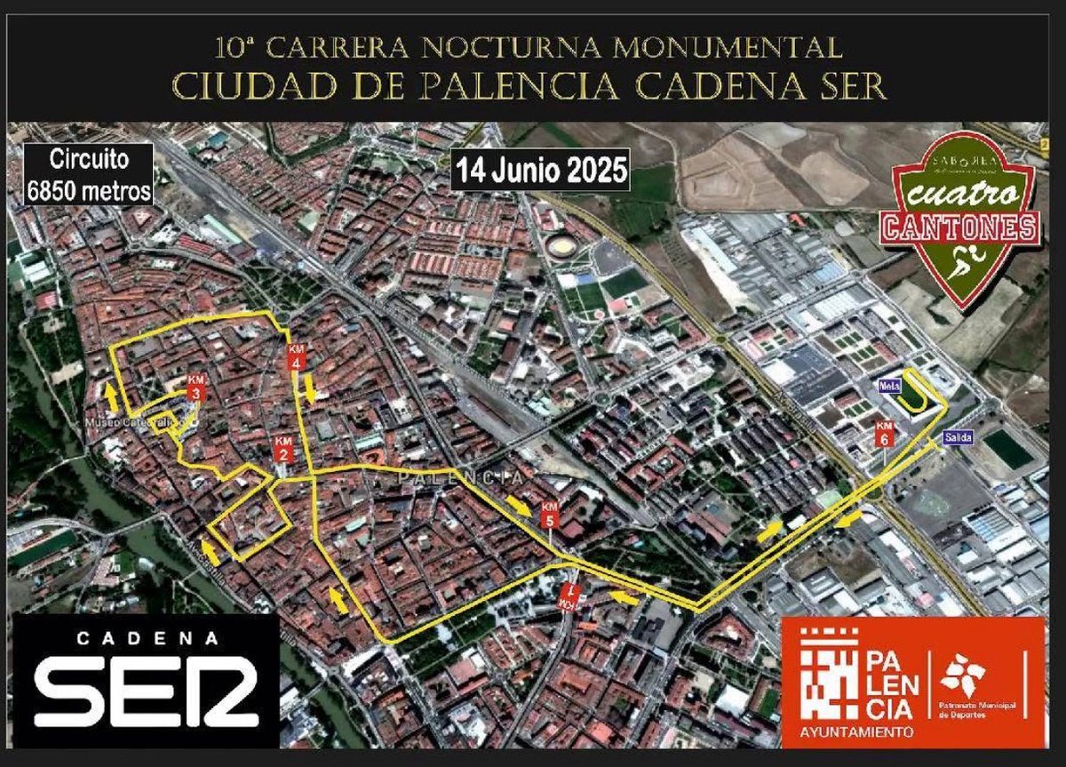 Ya tenemos carteles y circuitos para la #carrera y #marcha del 14 de junio. ¡Solo faltas tú!