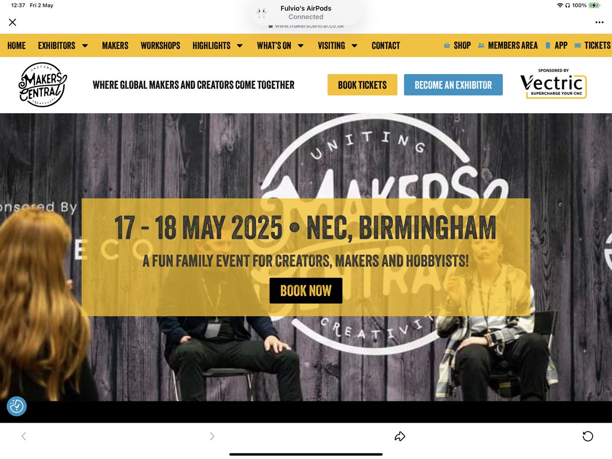 I am looking forward to this. I will be sharing stand with the amazing <a href="/carlos3dprint/">Carlos 3D</a>