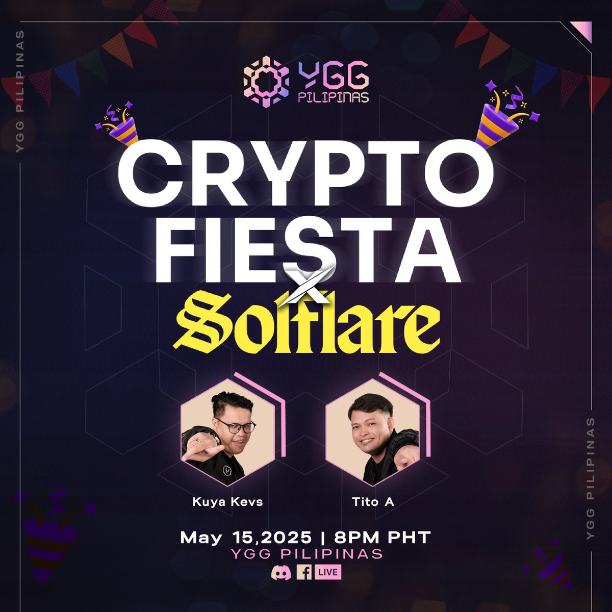 As the old saying goes, "Secure your assets and accounts so you don’t lose them, just like your love life."

The intern totally invented that saying but tonight, get ready to have fun and win prizes while learning why @Solflare is the right wallet for you! Ready or not, join us