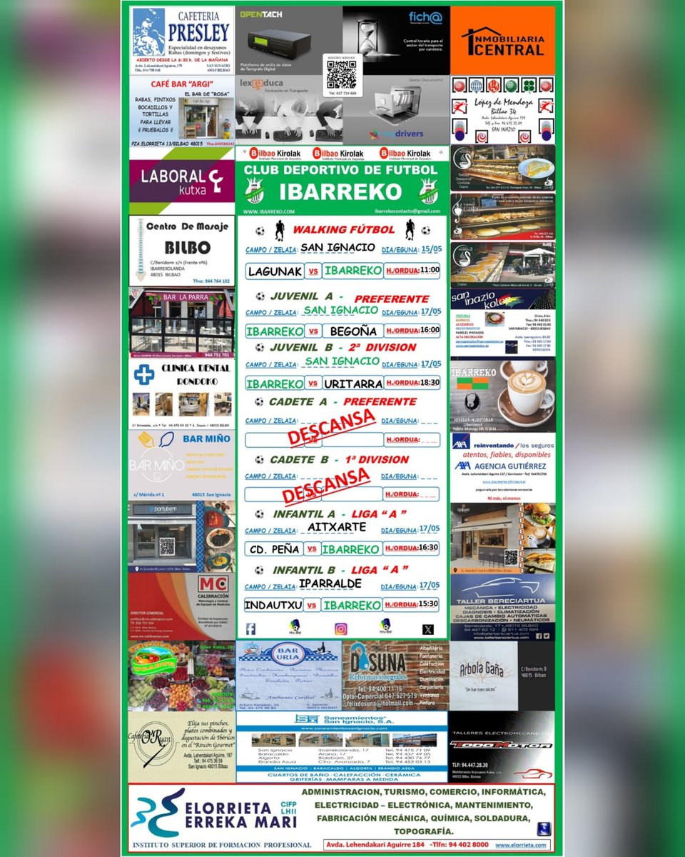 🕓 OᖇᗪᑌTᕮGIᗩK 🕓

#Ibarreko 🟢⚪
                    instagram.com/p/DJqlswNN7C9/…