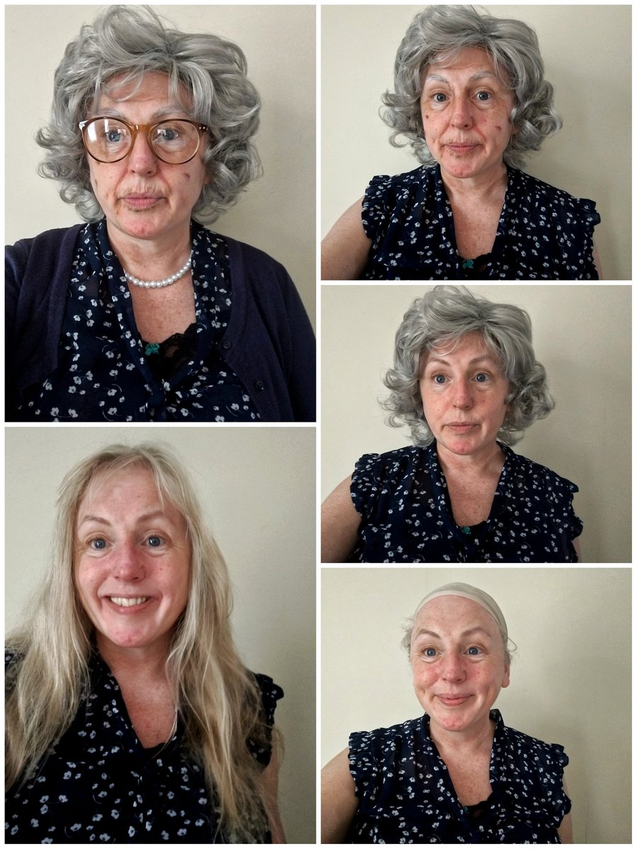 DeneezWilton's tweet photo. Ageing up to play 74 year old Margaret today #actorslife https://t.co/LMzSU3NDS8
