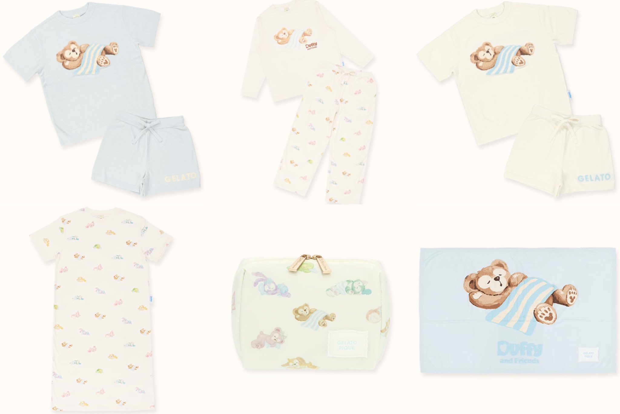 Disney×gelato pique / ニットブランケット ダッフィー ニットブランケット gelato pique(ジェラート ピケ